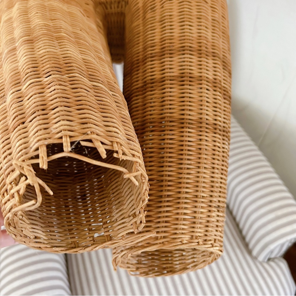 Vintage Organic French Coastal Wicker Mannequin Women 1960’s Midcentury Beige - Picture 8 of 8